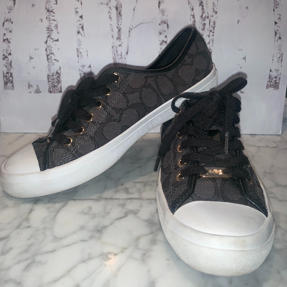 Coach Logo Printed Sneakers